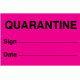 636 - Quarantine (On Rolls) - Small 51mm x 34mm