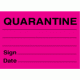 643 - Quarantine (On Rolls) - Large 97mm x 70mm