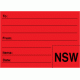 662 - NSW Transport Labels (On Rolls) - 97mm x 70mm