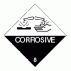 915 - Corrosive 8 - 100mm x 100mm