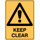 953 - Keep Clear - 225mm x 300mm