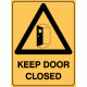 955 - Keep Door Closed - 225mm x 300mm