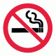 969 - No Smoking - 90mm dia