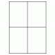 333 - Label Size 105mm x 147.6mm - 4 labels per sheet