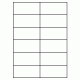 335 - Label Size 105mm x 49.2mm - 12 labels per sheet